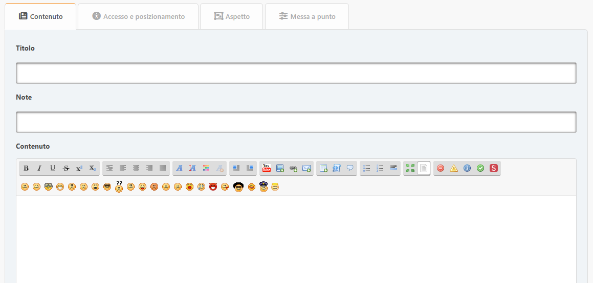 Content tab