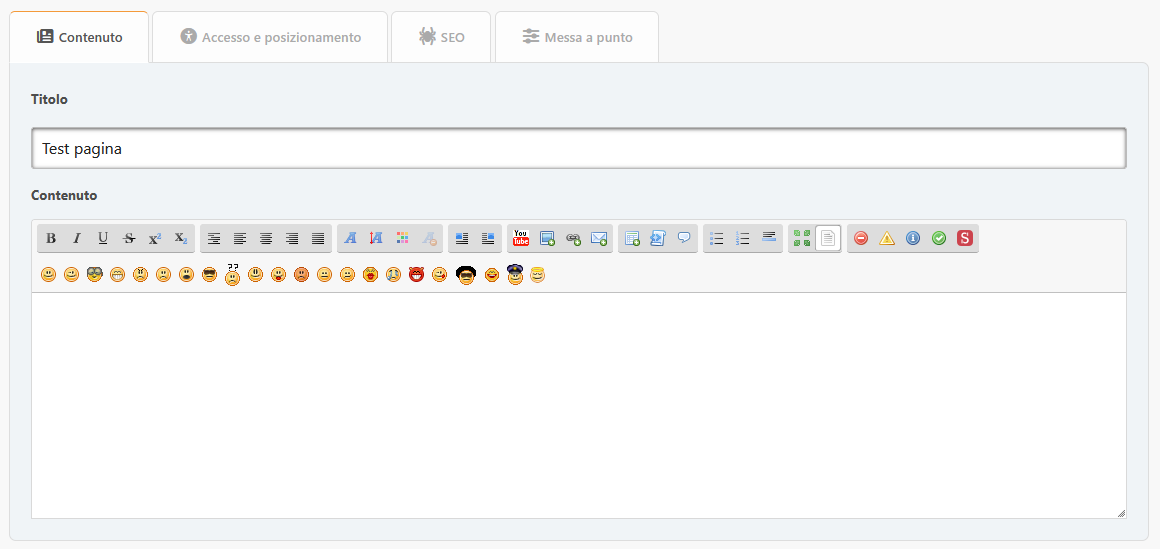 Content tab
